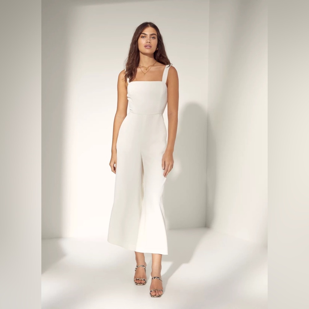 Aritzia Wilfred cream Ecoulement Jumpsuit Size 0